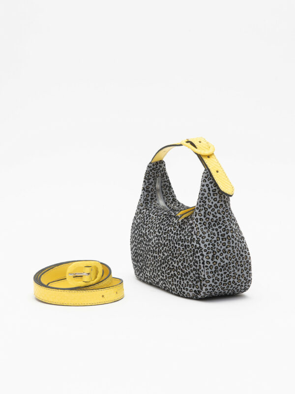 coppelle & cintura<span> - </span>scamosciato leopardo e limone