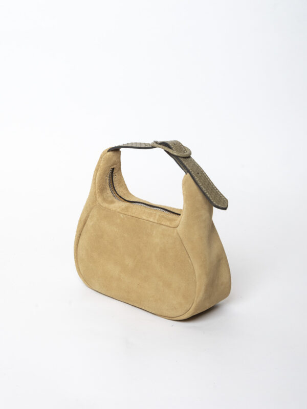 coppelle<span> - </span>scamosciato beige e khaki