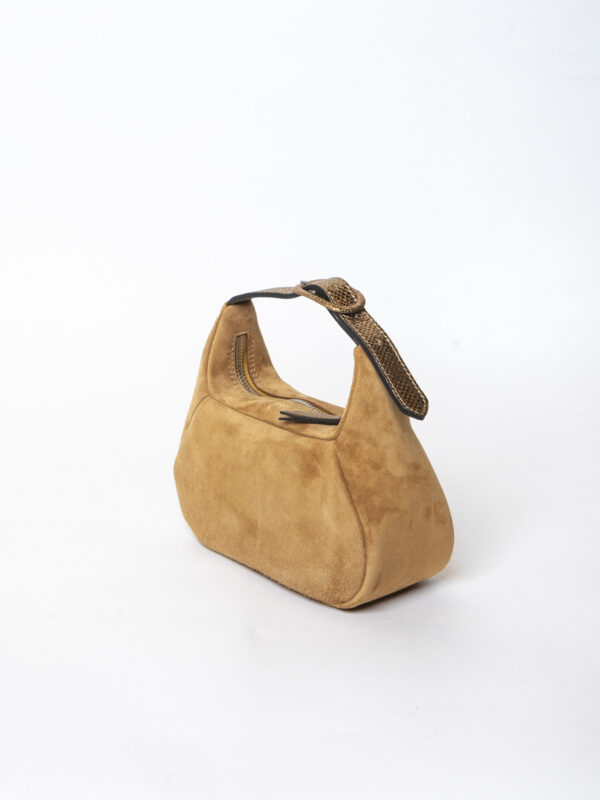 coppelle<span> - </span>scamosciato beige caldo e bronzo