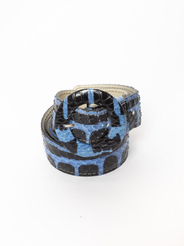 cintura 3 cm<span> - </span>blu nerlo