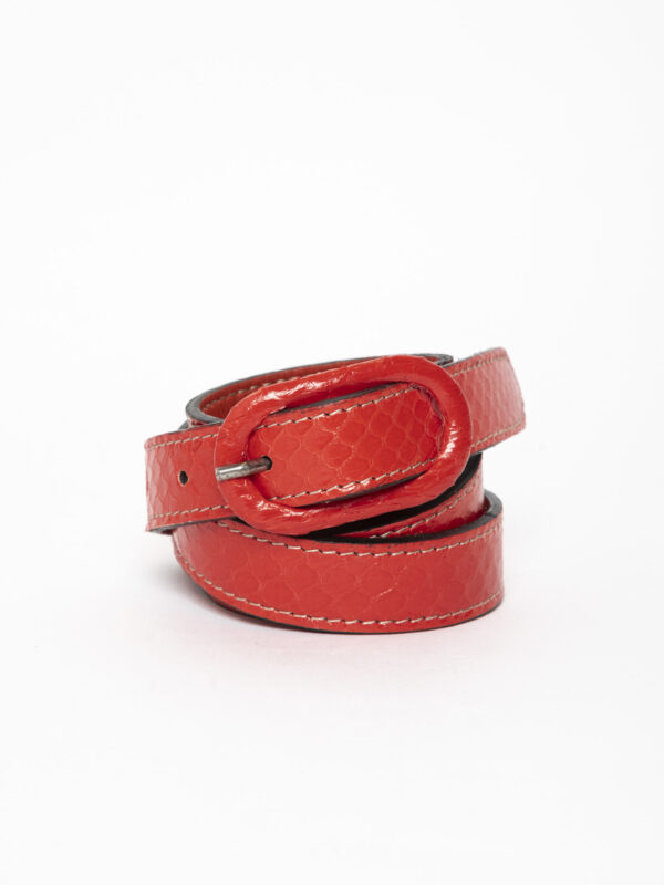 cintura 2 cm<span> - </span>rosso