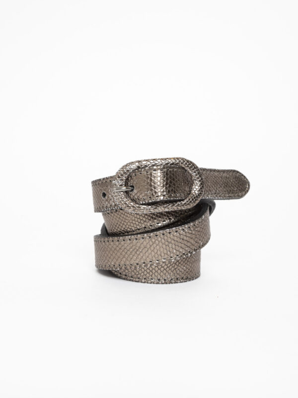 cintura 2 cm<span> - </span>grigio argent