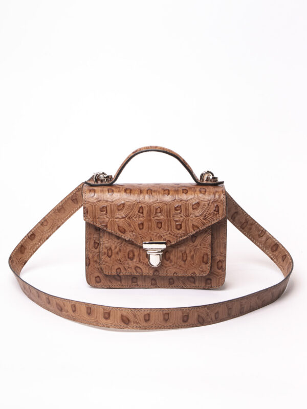 ripa mini<span> - </span>marrone tartaruga cuoio