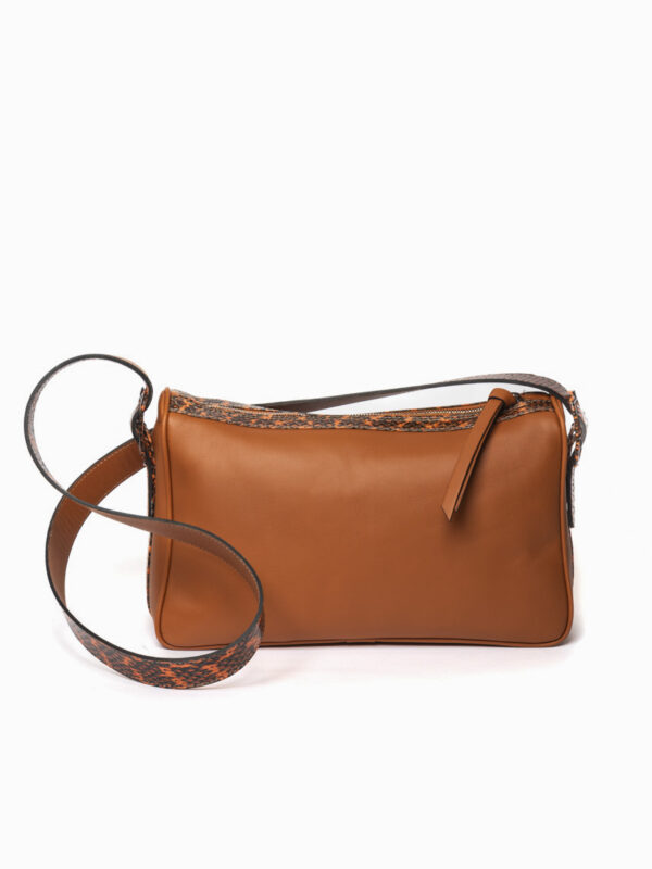porta portese<span> - </span>cuoio e arancio