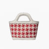 bianco e rosso pied de poule